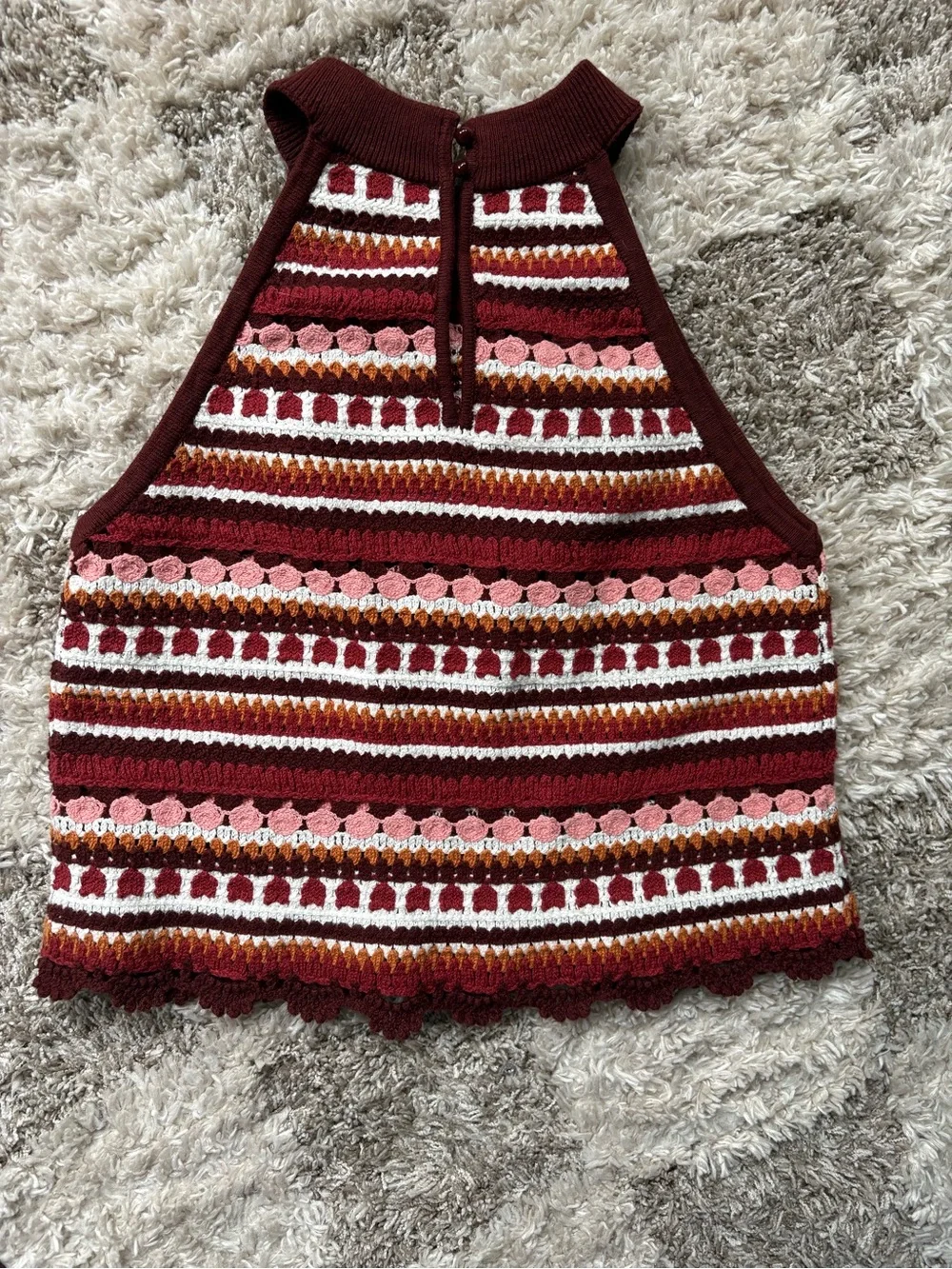 Beautiful Sézane "Lior" Halter Tank Top- size small - Picture 3 of 9